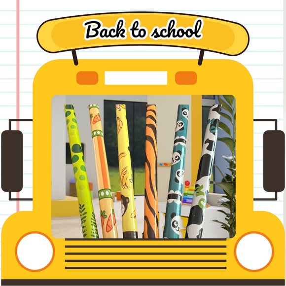 Cute pencils with erasers - Picture 8 of 9